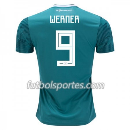 Camisetas Alemania Werner 9 Segunda Equipacion Mundial 2018